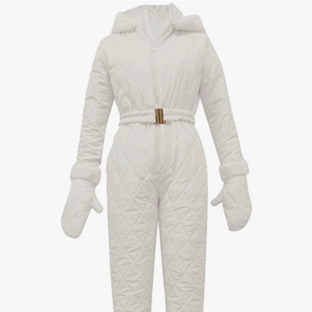 White Snowsuit Onesie